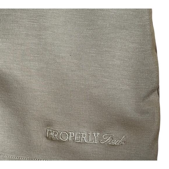 Properly Tied Men’s Shoreline Henley Shirt Size XL Sage Green Stretch Hunting - Picture 3 of 7